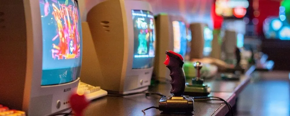 écran jeux vidéo joystick