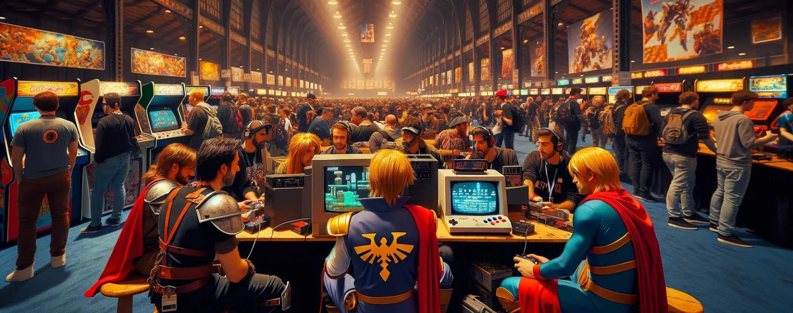 convention cosplay retrogaming