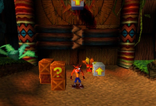 Capture d'écran de Crash Bandicoot