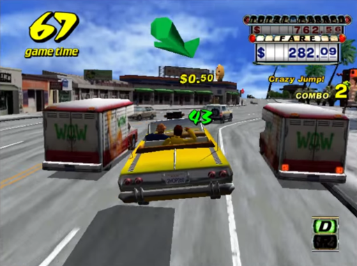 Capture d'écran de Crazy Taxi