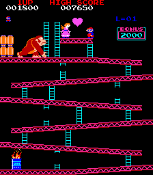 Capture d'écran de Donkey Kong