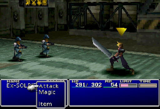 Capture d'écran de Final Fantasy VII