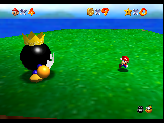 Capture d'écran de Super Mario 64