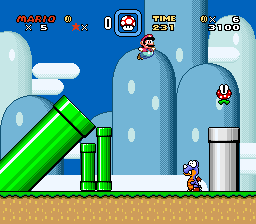 Capture d'écran de Super Mario World