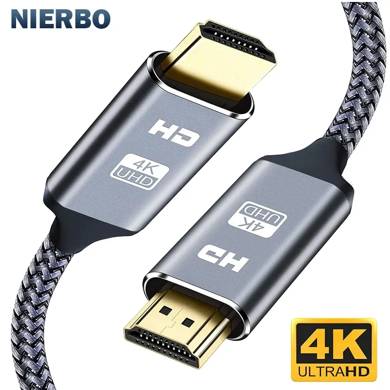 Câble HDMI 2.0 4K 60 Hz tressé (NIERBO)