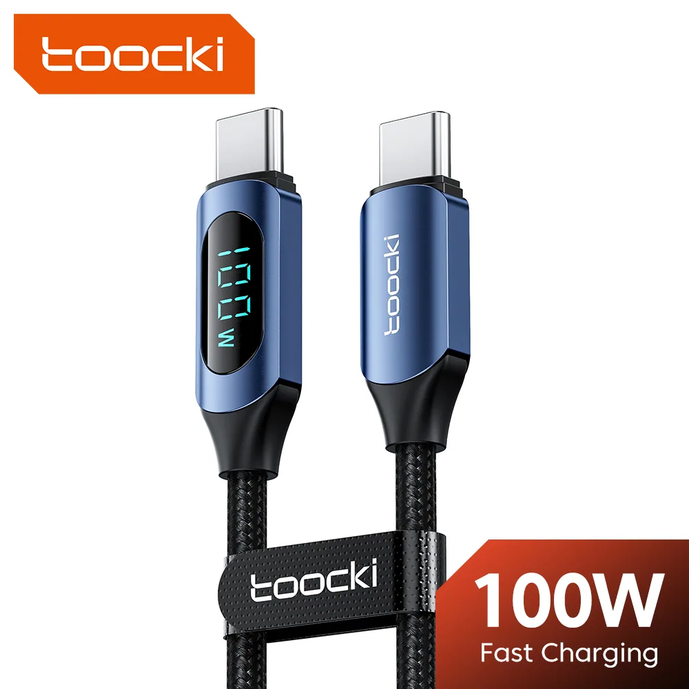Câble USB-C 100 W avec écran (Toocki)